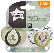 Carica l&#39;immagine nel visualizzatore di Gallery, Tommee Tippee 43336465 Anytime Succhietto, 2 Pezzi, , 6-18 Mesi, colori e... - Ilgrandebazar