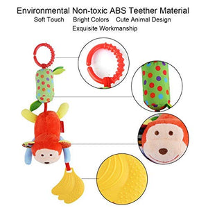 Evance 4 Pezzi Giocattolo da Appendere per Passeggino, Passeggino 4 Pack - Ilgrandebazar