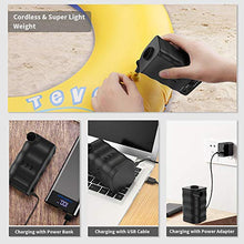 Carica l'immagine nel visualizzatore di Gallery, morpilot Pompa d'Aria Elettrica Senza Fili,USB Ricarica, Gonfiare/Sgonfiare...