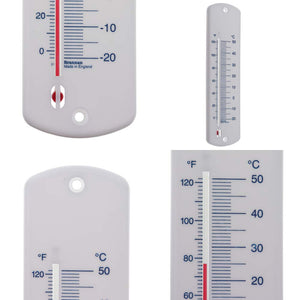 Brannan, termometro da Parete Grande, 240 mm, Giardino, Serra, bianco - Ilgrandebazar