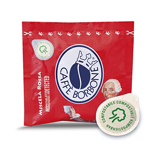 Caffè Borbone Cialde Miscela Rossa - Confezione da 150 Cialde (150 x 7,2 g) 1080 g - Compatibili E.S.E. dm 44