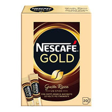 Carica l&#39;immagine nel visualizzatore di Gallery, NESCAFÉ GOLD Caffè Solubile, 20 bustine 20