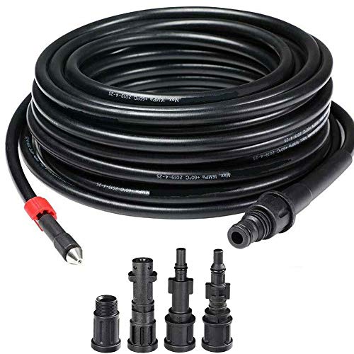 BAKAJI Sonda Sturatubi Spurgatubi per Idropulitrice Alta Pressione 15 Metri...