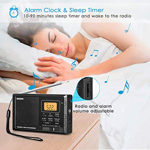 Radio Portatile Digitale Mini FM AM Tascabile Radiolina DSP R-05