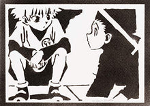 Carica l&#39;immagine nel visualizzatore di Gallery, Poster Hunter x Killua Zoldyck E Gon Freecss Handmade Graffiti Street...