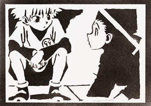 Poster Hunter x Killua Zoldyck E Gon Freecss Handmade Graffiti Street...