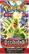 Carica l&#39;immagine nel visualizzatore di Gallery, Pokémon Confezione di buste dell’espansione Scarlatto e Violetto - Ossidiana Infuocata del GCC Pokémon (6 buste di espansione), edizione in italiano