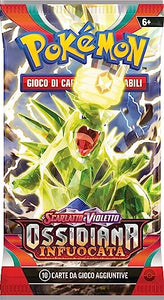 Pokémon Confezione di buste dell’espansione Scarlatto e Violetto - Ossidiana Infuocata del GCC Pokémon (6 buste di espansione), edizione in italiano