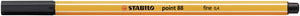 Fineliner - STABILO point 88 - Rollerset con 25 colori 25 Pezzi, Multicolore - Ilgrandebazar