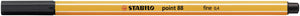 Fineliner - STABILO point 88 - Rollerset con 25 colori 25 Pezzi, Multicolore - Ilgrandebazar