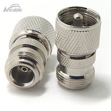 Carica l'immagine nel visualizzatore di Gallery, Ancable confezione da 2 Connettore UHF/PL-259 maschio a femmina N