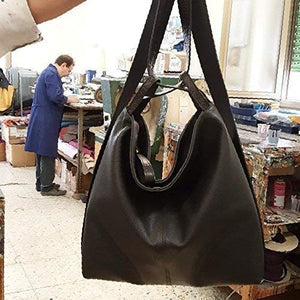 Borsa zaino pelle nera donna - Ilgrandebazar