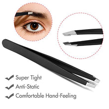 Carica l&#39;immagine nel visualizzatore di Gallery, GiBot Pinzette Sopracciglia, 5pcs Kit per la cura del sopracciglio in...