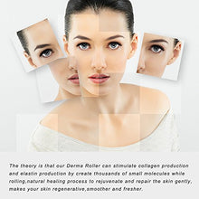 Carica l&#39;immagine nel visualizzatore di Gallery, Derma Roller Kit 3 in 1 - 0.5mm, 1.0mm, 1.5mm, il Miglior White Purple - Ilgrandebazar