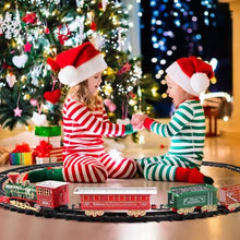 Carica l&#39;immagine nel visualizzatore di Gallery, DONGQI Trenino Natalizio,Treno elettrico di Natale,Trenino Natale con Luci e Suoni per Natale Decorazioni, Trenino Natalizio Regalo per Bambini natalizio