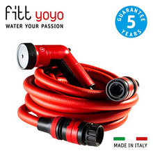 Carica l&#39;immagine nel visualizzatore di Gallery, FITT YOYO Go Tubo Acqua da Giardino Estensibile per Irrigazione 10m, Rosso