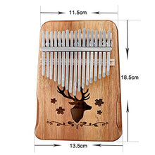 Carica l&#39;immagine nel visualizzatore di Gallery, Kalimba Thumb Piano 17 tasti, Topnaca Finger Con Istruzioni, Mbira... - Ilgrandebazar