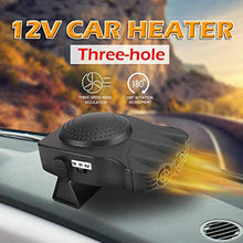 Carica l&#39;immagine nel visualizzatore di Gallery, Wissec 12V Allestimenti Interni Riscaldamento Portatile per Auto Ventola Nero