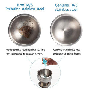 Tera Mortaio e Pestello in Acciaio Inox 18/8 Pillole Spezia Macinino... - Ilgrandebazar
