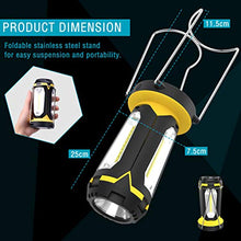 Carica l'immagine nel visualizzatore di Gallery, Tesecu Lanterna da Campeggio Torcia LED 3 in 1, Lampada...