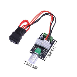 PIXNOR 6V 12V 24V 28V 3A 80W DC Motor Speed Controller (PWM) velocità Nero