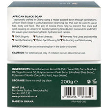 Carica l&#39;immagine nel visualizzatore di Gallery, PraNaturals Sapone Nero Africano 200g, Prodotto artigianalmente in...