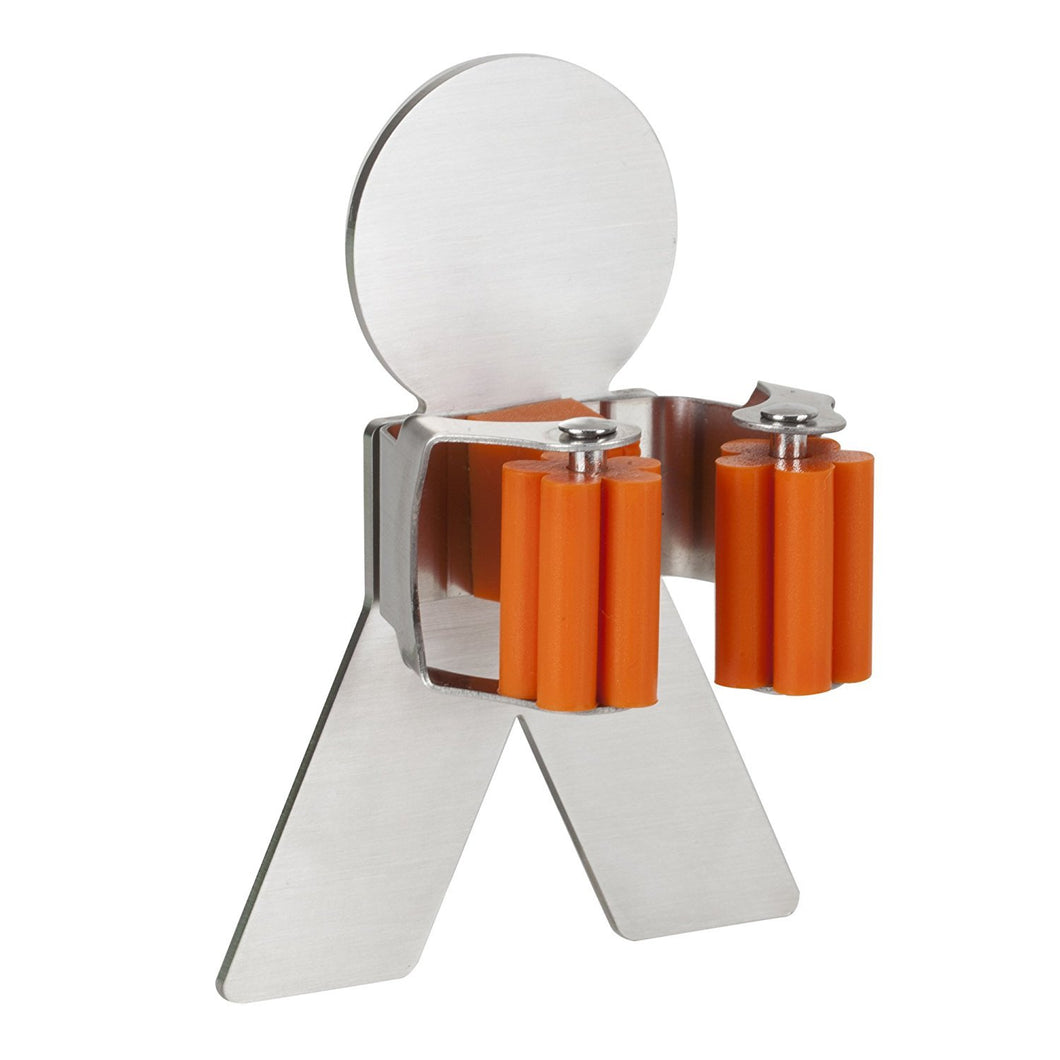 MINGZE Rastrelliera per scope e spazzole, 304 acciaio 1 pezzo Humanoid - Ilgrandebazar