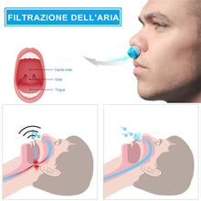 Carica l&#39;immagine nel visualizzatore di Gallery, Dilatatore Nasale, Anti Russamento Dispositivo Russare Aiuta A Prevenire L&#39;Apnea Del Russare E Del Sonno Scientifico Dilatatore Nasale Antirussamento