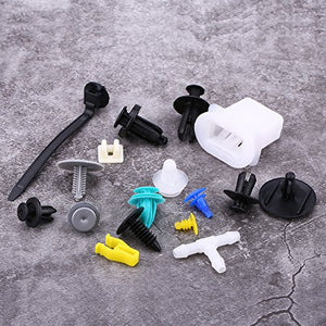 730 pezzi clip di carrozzeria, 17 assortiti corpo vettura push pin... - Ilgrandebazar