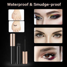 Carica l'immagine nel visualizzatore di Gallery, TORRYZA Reusable Glue-free Magnetic Eyelashes and Magnetic Eyeliner Kit, Upgraded 3D Magnetic Eyelashes Kit Set With Tweezers and Applicator - 5 Pairs