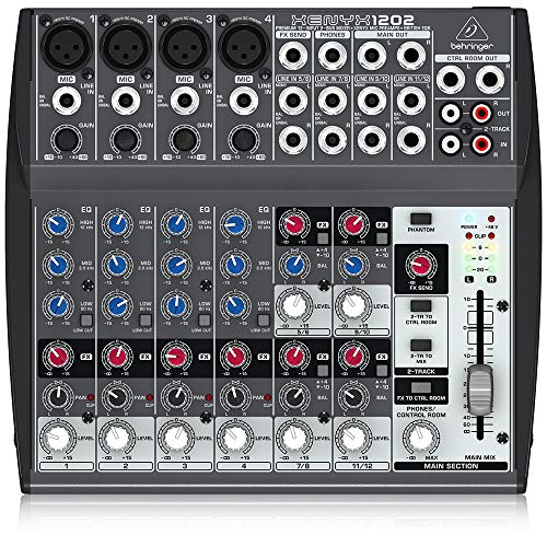 Behringer Xenyx 1202 mixer passivo a 12 ingressi per live, studio, karaoke,... - Ilgrandebazar