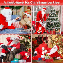 Carica l'immagine nel visualizzatore di Gallery, LPAOIS 7 Pezzi Costume da Babbo Natale Abito da Santa Claus in Rosso Deluxe Costume Babbo Natale Uomo Adulto Costume di Natale, Set per Costume di Babbo Natale o San Nicola per Natale,Festa a Tema