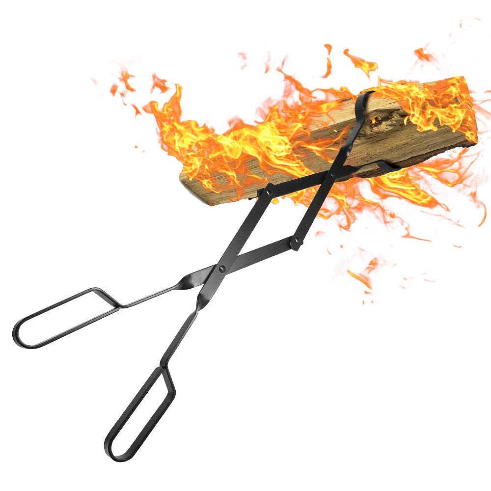 Amagabeli Camino Log Grabber 66cm Tongs Pinze per caminetti Interno... - Ilgrandebazar
