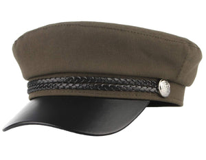 GEMVIE Donna Cappello con Visiera e Nastro Intrecciare Berretto Retro...