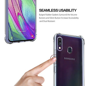 Ferilinso Cover per Samsung Galaxy A40 Cover, A40, Trasparente