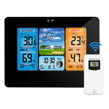 Carica l&#39;immagine nel visualizzatore di Gallery, Powcan Stazione Meteo Automatica Digitale Wireless Meteorologica con Ampio...