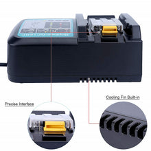 Carica l&#39;immagine nel visualizzatore di Gallery, 2 X 18 V 5,0 Ah BL1850 batteria di ricambio con caricatore 3A per makita... - Ilgrandebazar
