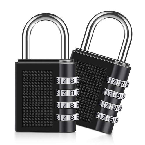 Lucchetto a Combinazione,Diyife a Combinazione a 4 Nero scuro - Ilgrandebazar