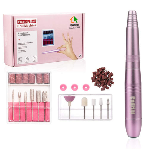Limetta Elettrica per Unghie Portatile, Cadrim Manicure Portatile - Ilgrandebazar