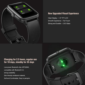 Arbily Fitness Tracker, Smartwatch con Touchscreen Completo per Donna Nero - Ilgrandebazar