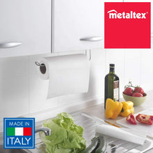 Carica l&#39;immagine nel visualizzatore di Gallery, Metaltex Easy-Roll - Porta rotolo/carta da 35x18x10, Grigio Metallizzato - Ilgrandebazar