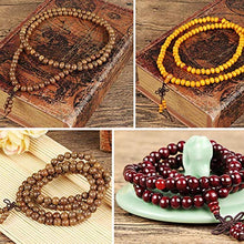 Carica l&#39;immagine nel visualizzatore di Gallery, YADOCA 8MM 12 Pezzi Gioielli Braccialetto di Legno per Uomo Donne Bracciali... - Ilgrandebazar