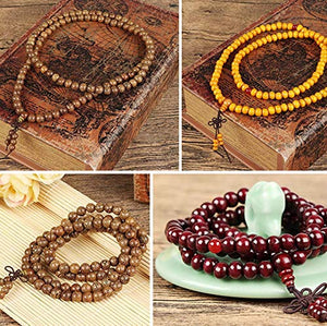 YADOCA 8MM 12 Pezzi Gioielli Braccialetto di Legno per Uomo Donne Bracciali... - Ilgrandebazar