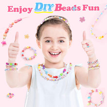 Carica l'immagine nel visualizzatore di Gallery, WinWonder Bambini Perline,1150 PCS Perline Colorate dei Bambini Fare Gioielli Braccialetti Necklace Kit Perline Lettere per Ragazze