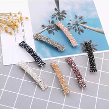 Carica l'immagine nel visualizzatore di Gallery, Fermaglio Capelli Donna con Crystal | 9cm Lunghi Barrette Di Capelli Skinny - Clip Automatica Fermaglio Capelli Grande - Capelli Accessori Crystal Per Le Ragazze Capelli Spessi - 7 Colori Disponibili
