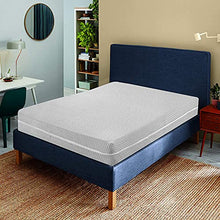Carica l&#39;immagine nel visualizzatore di Gallery, Coprimaterasso in 100% policotone, copertura totale con cerniera, per letto singolo, matrimoniale, king e super king, con cerniera, anti insetti, facile da pulire (MATRIMONIALE, GRIGIO CHIARO)