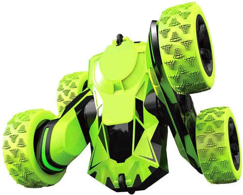 BAISIQI Macchina Telecomandata per Bambini Ricaricabile Auto Telecomandata 4WD Rotazione 360 Gradi radiocomando 2.4 GHz Regali Compleanno Natale per di 5-12 Anni Ragazzi Verde