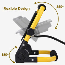 Carica l&#39;immagine nel visualizzatore di Gallery, Faretto LED Portatile 50W, Ultra Luminoso da Cantiere 4500lm, 3... - Ilgrandebazar