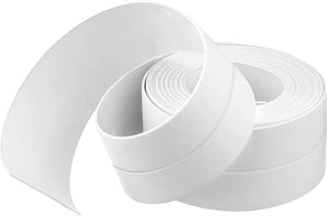 Nastro Sigillante Per Bagno e Cucina, Materiale PE, Nastro Sigillante Impermeabile e Resistente Alla,Autoadesivo Waterproof Caulk Strip Wall Sealing(3,8 cm x 335cm) (Bianca)