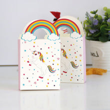 Carica l&#39;immagine nel visualizzatore di Gallery, TOYMYTOY 24Pezzi Sacchetti regalo in carta unicorno compleanno per 1, bianco - Ilgrandebazar